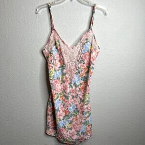 Victorias Secret Size Large Gold Label Floral Lace Nightie Lingere